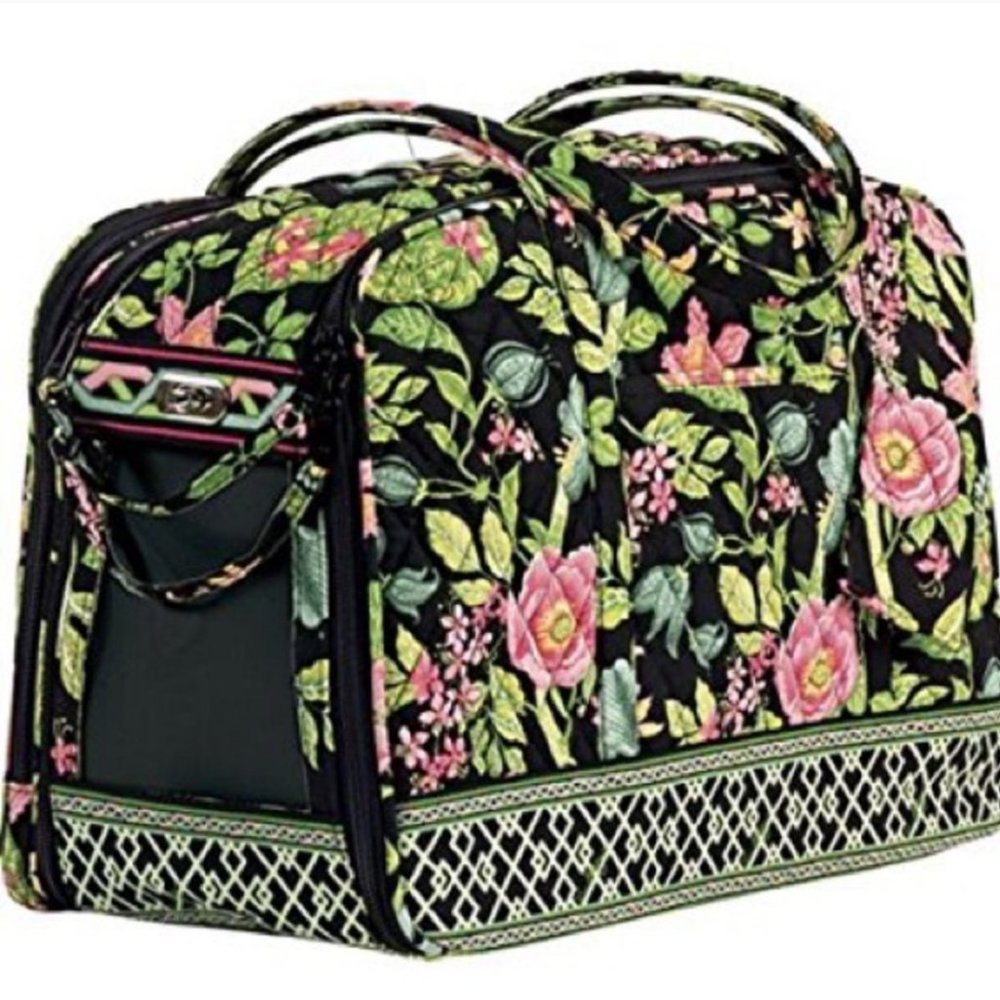 Vera Bradley Get Carried Away Botanica Print Pet Carrier